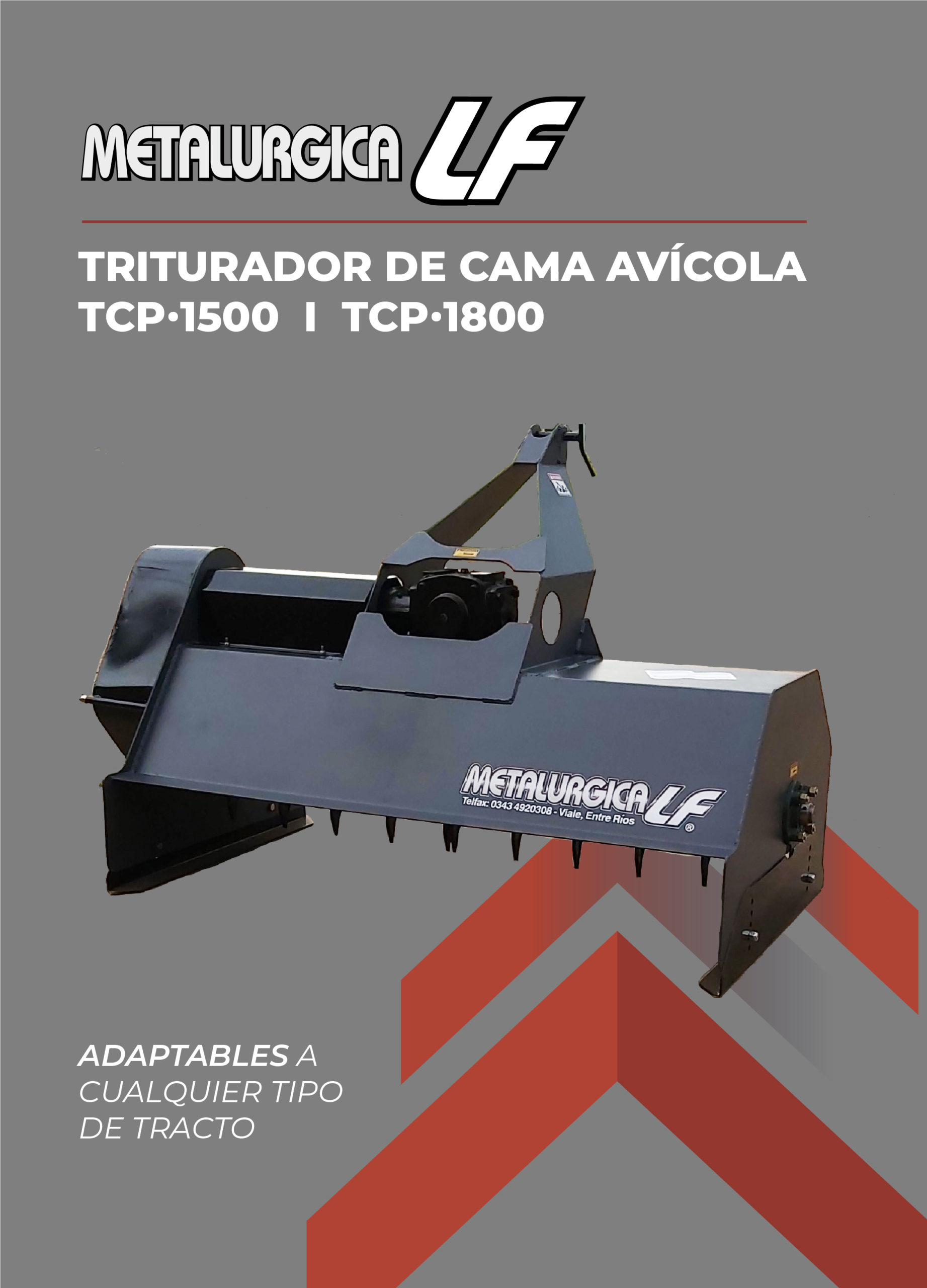 Triturador de cama avícola - Metalúrgica LF móvil